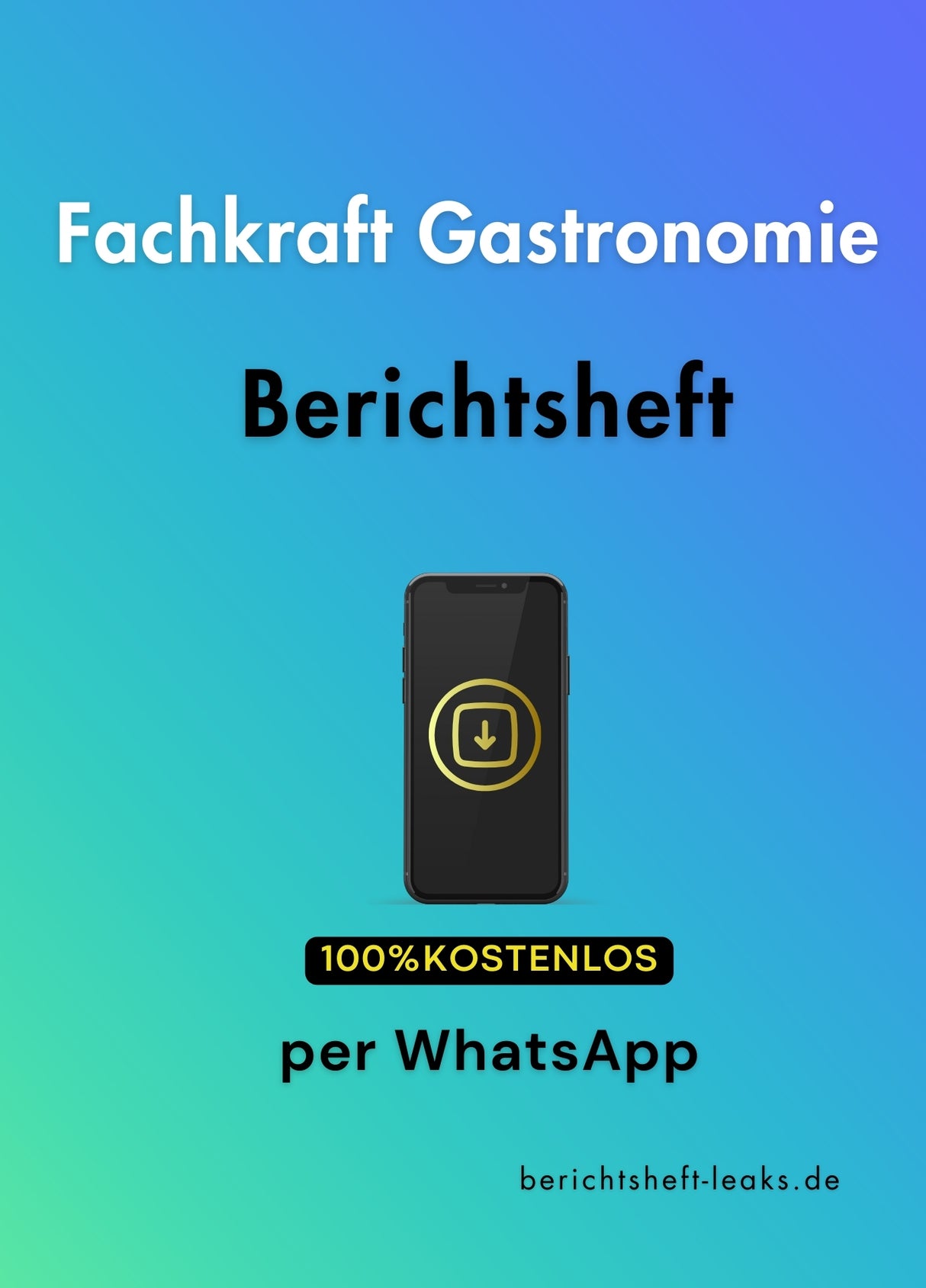 Fachkraft für Gastronomie - Berichtsheft