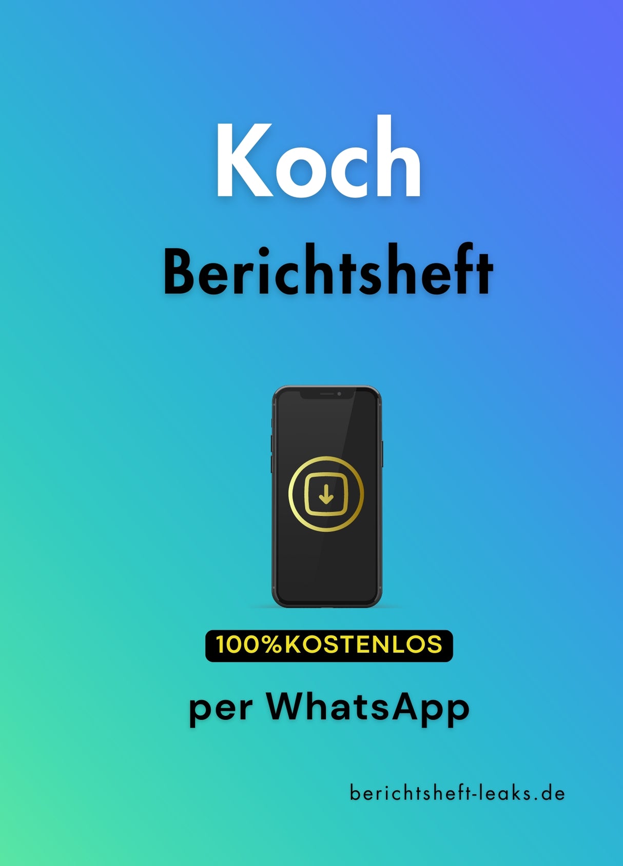 Koch/ Köchin - Berichtsheft