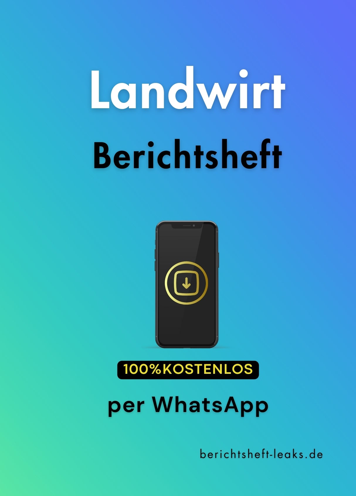 Landwirt/-in - Berichtsheft