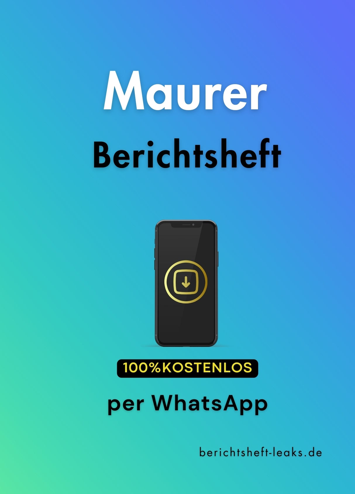 Maurer/-in - Berichtsheft