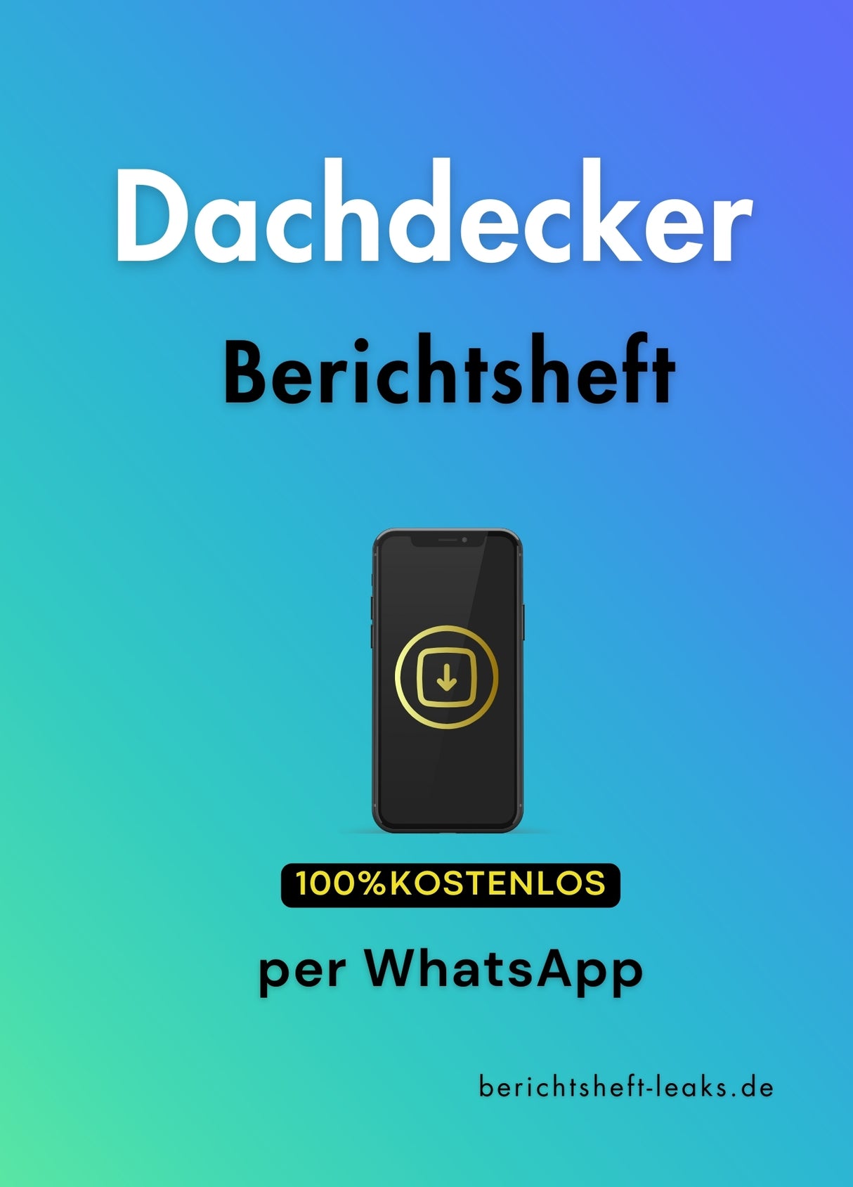 Dachdecker-/in - Berichtsheft