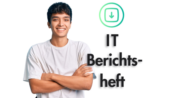 IT-Berichtsheft-Informatik-Ausbildungsnachweis-kostenlos-Download-Portrait-Startseite